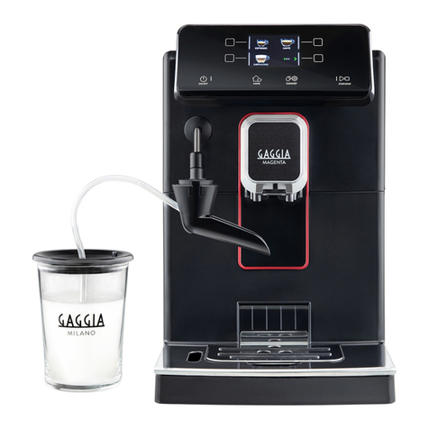 Gaggia Milano GAGGIA MAGENTA MILK operating instructions