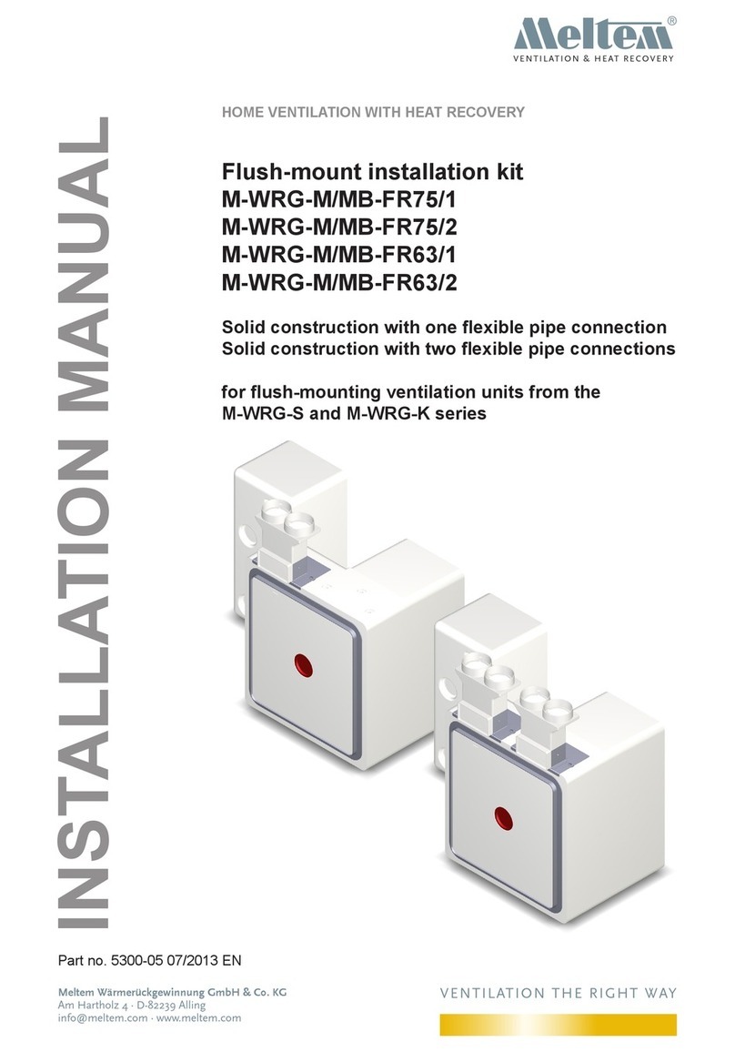 Meltem M-WRG-M/MB-FR75/1 User manual