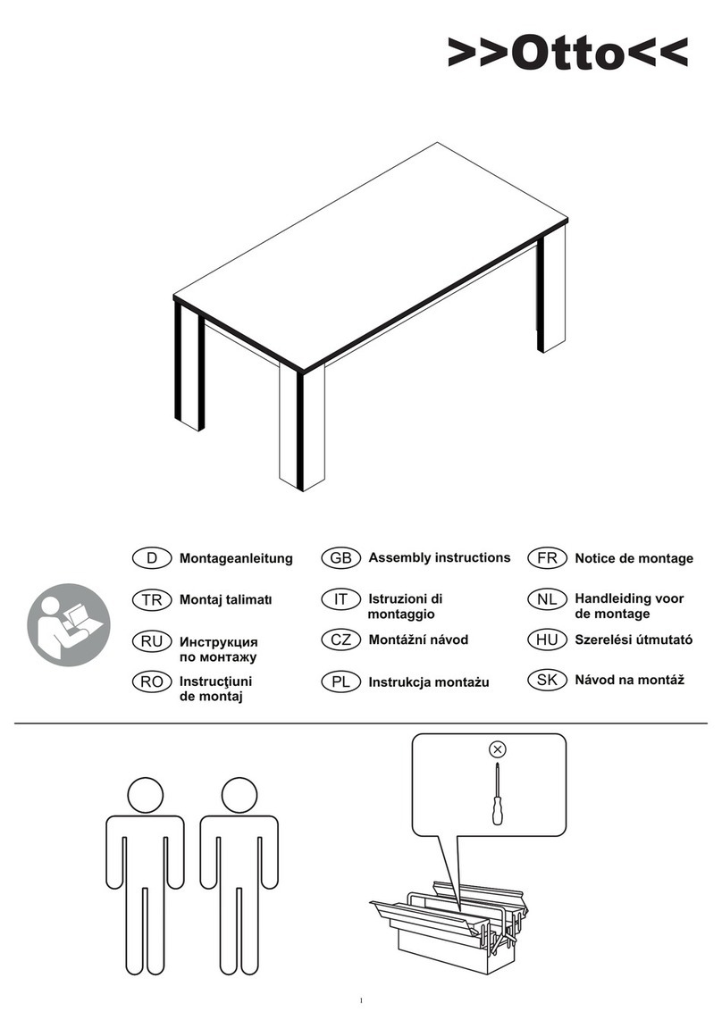 Otto 0599/1T-2B-19 Assembly instructions