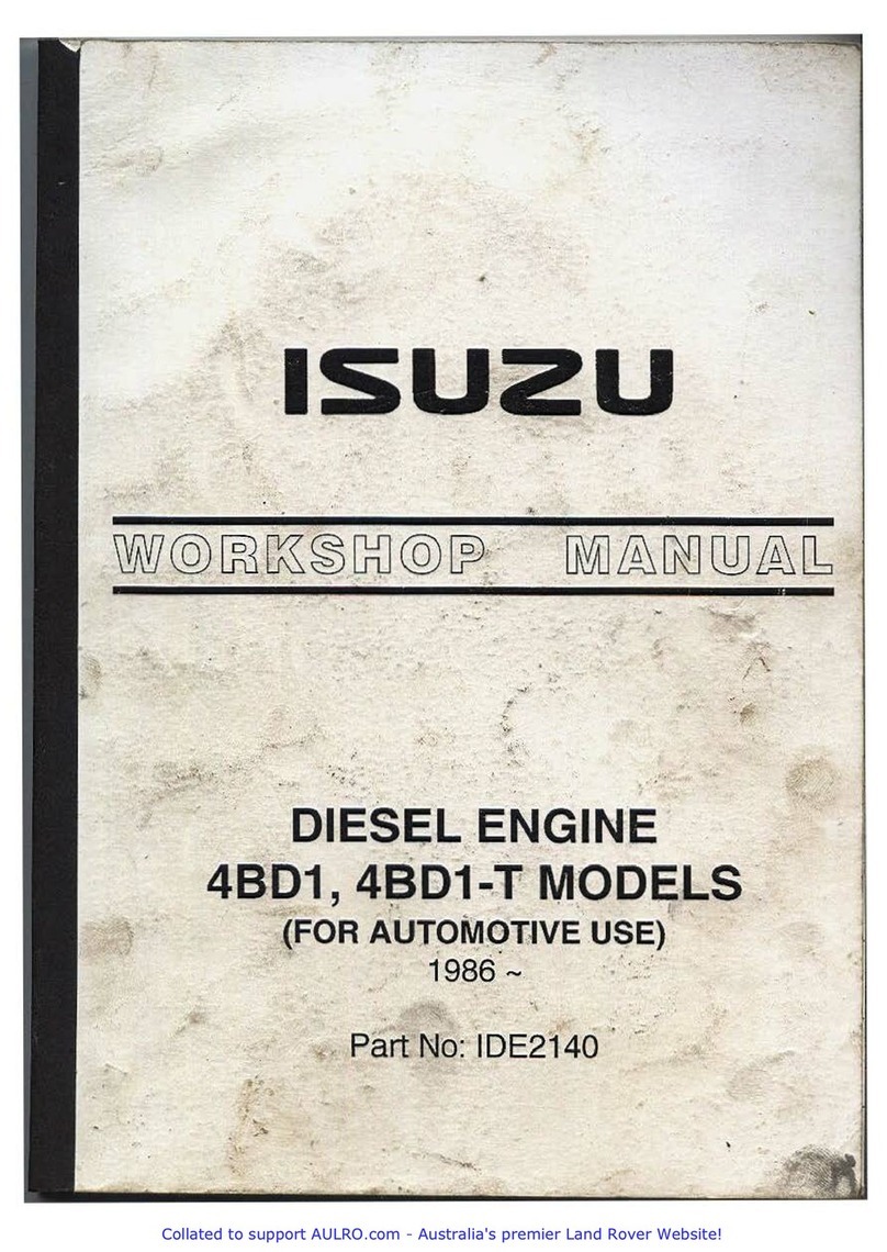 Isuzu 4BD1 Instruction manual