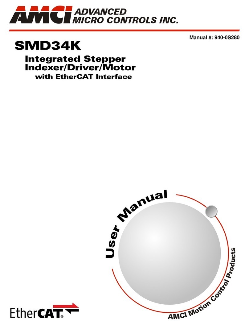AMCI SMD34K User manual