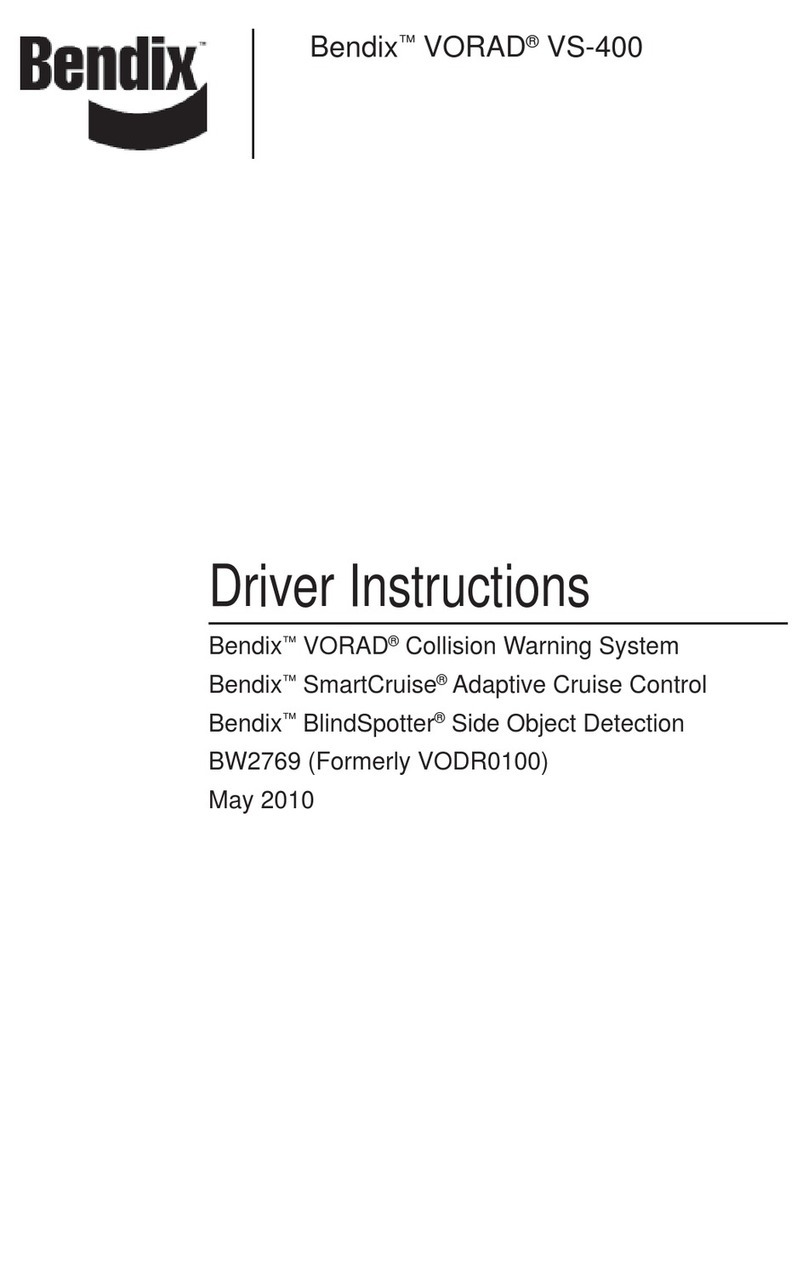 BENDIX VORAD VS-400 Installation and operation manual