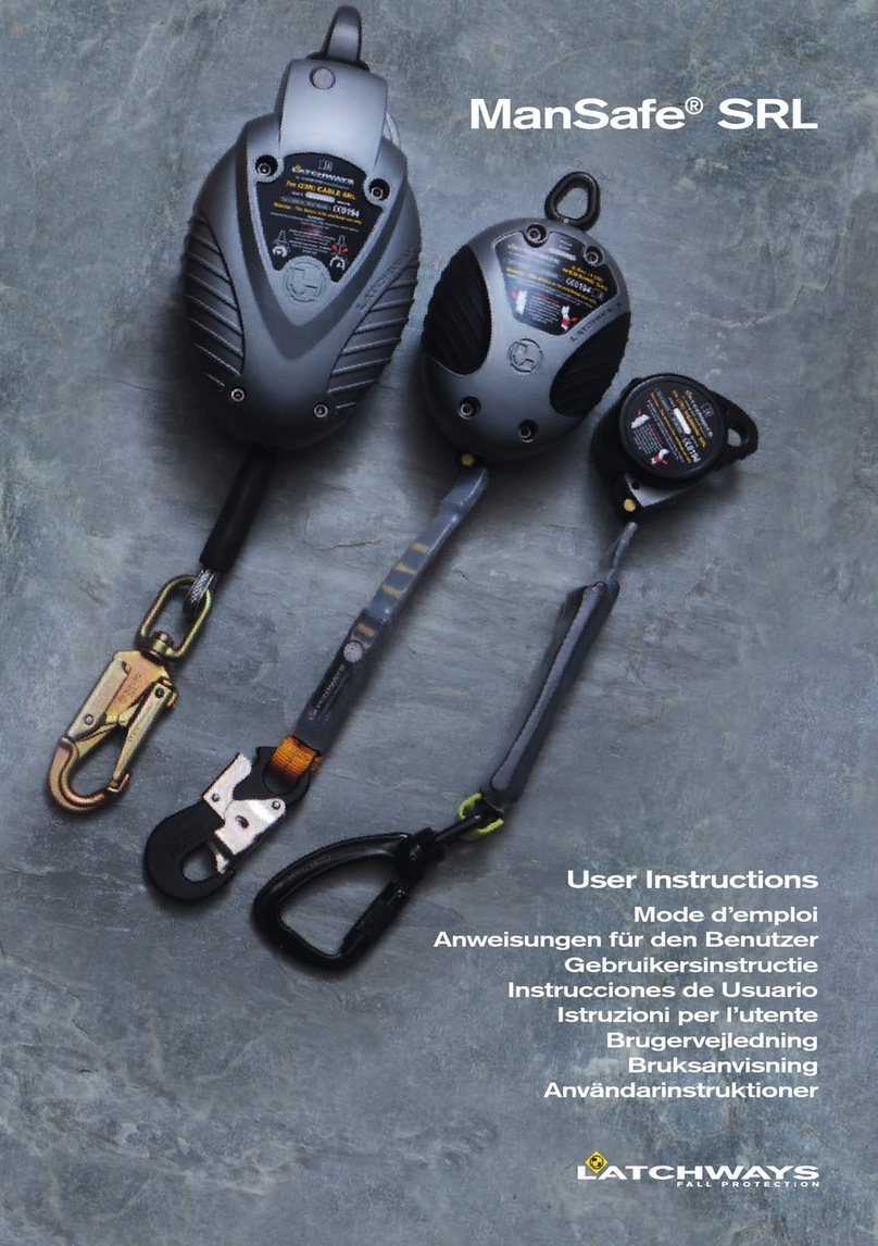 Latchways ManSafe SRL User instructions Latchways ManSafe SRL User instructions