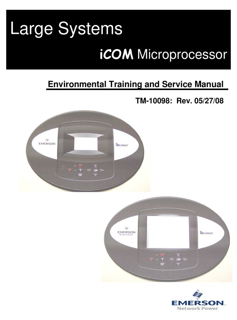 Emerson Liebert iCOM User manual