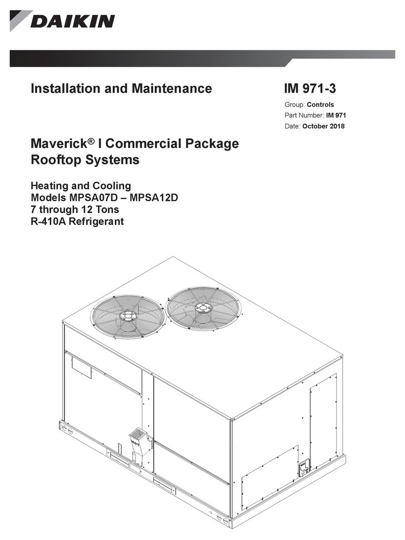 Daikin Maverick I MPSA07D Instruction Manual