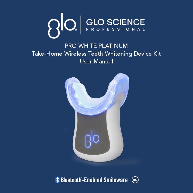 GLO PRO WHITE PLATINUM user manual