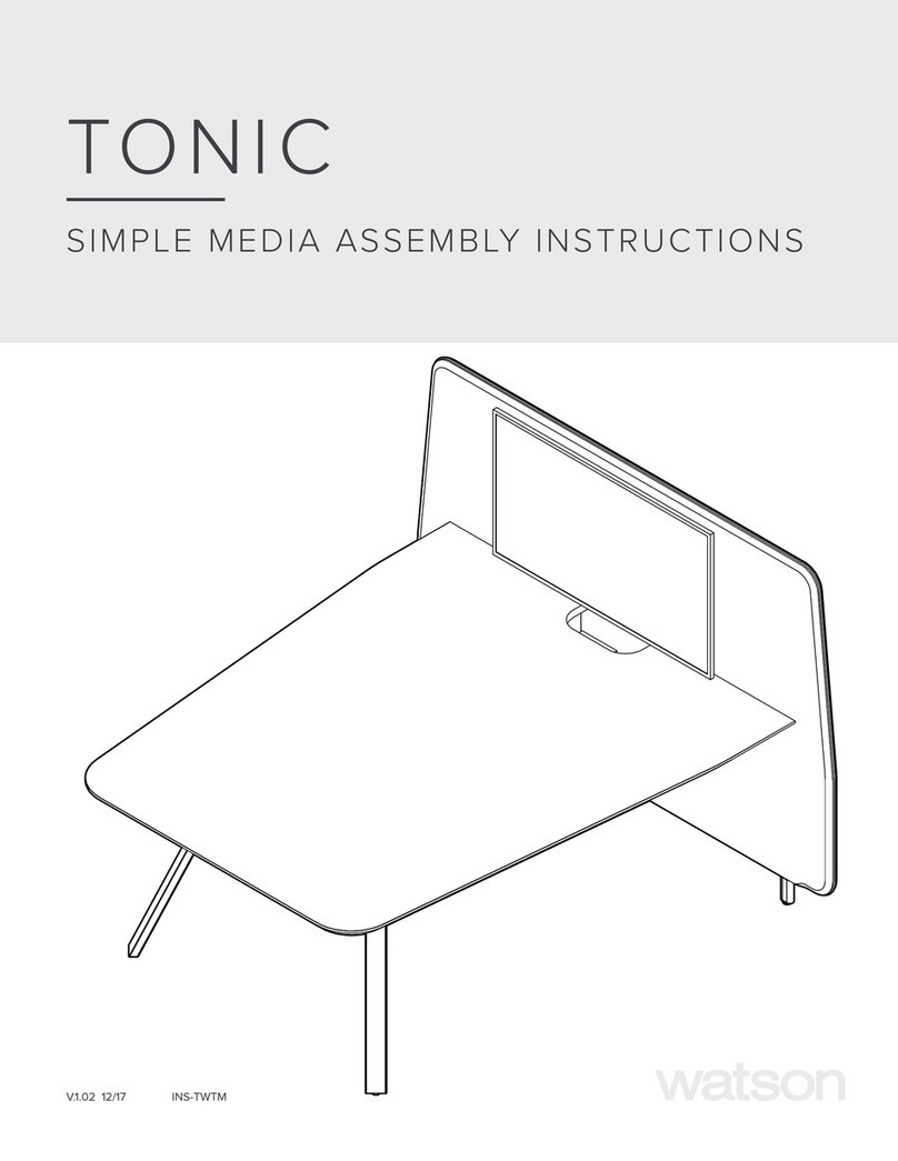 WATSON TONIC Assembly instructions