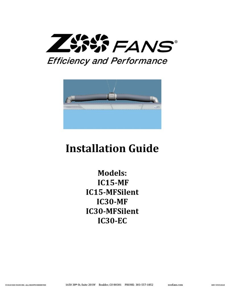 Zoo Fans IC15-MF installation guide