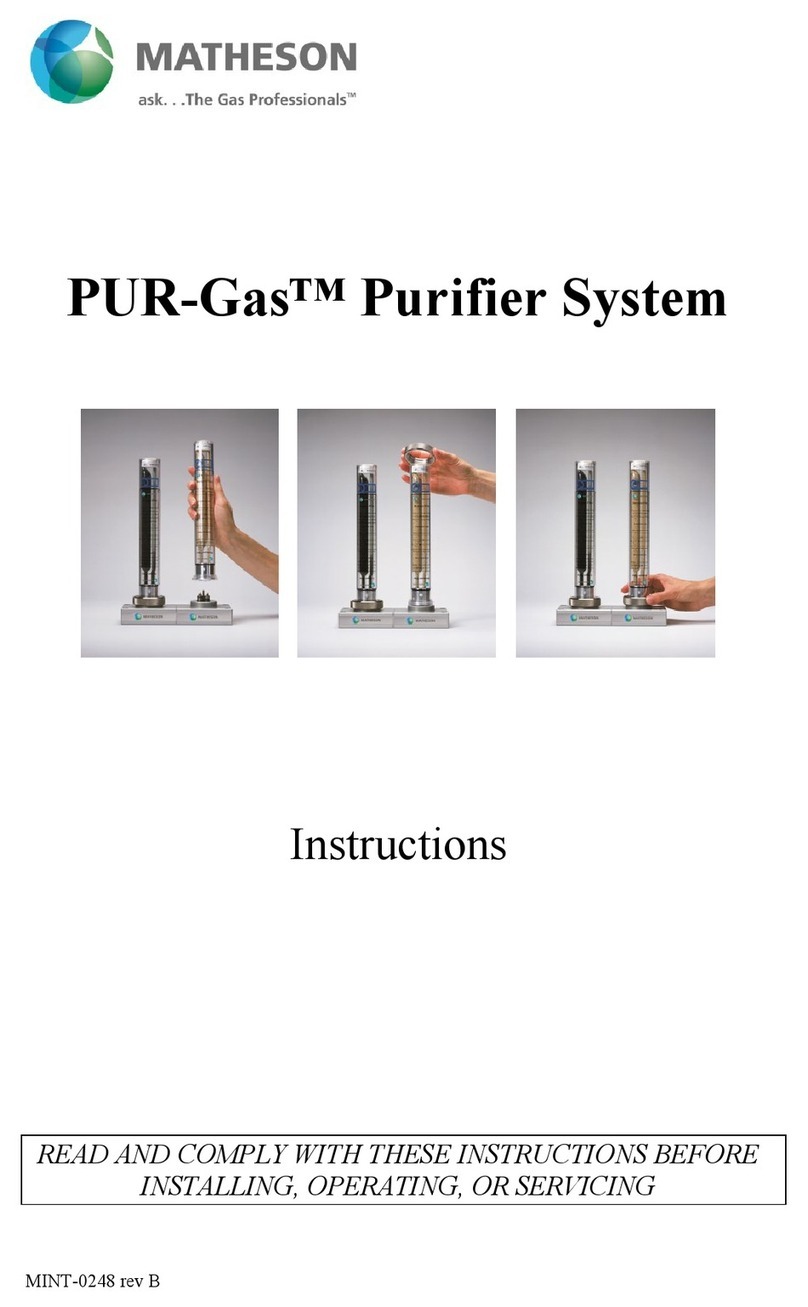 Matheson PUR-Gas MCTG-0050 instructions