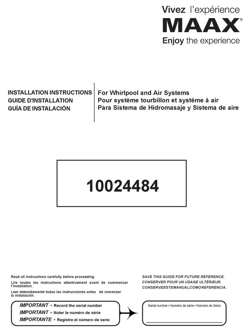 MAAX 10024484 installation instructions