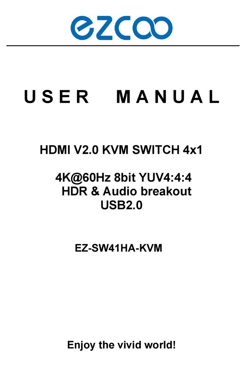 EZCOO EZ-SW41HA-KVM user manual