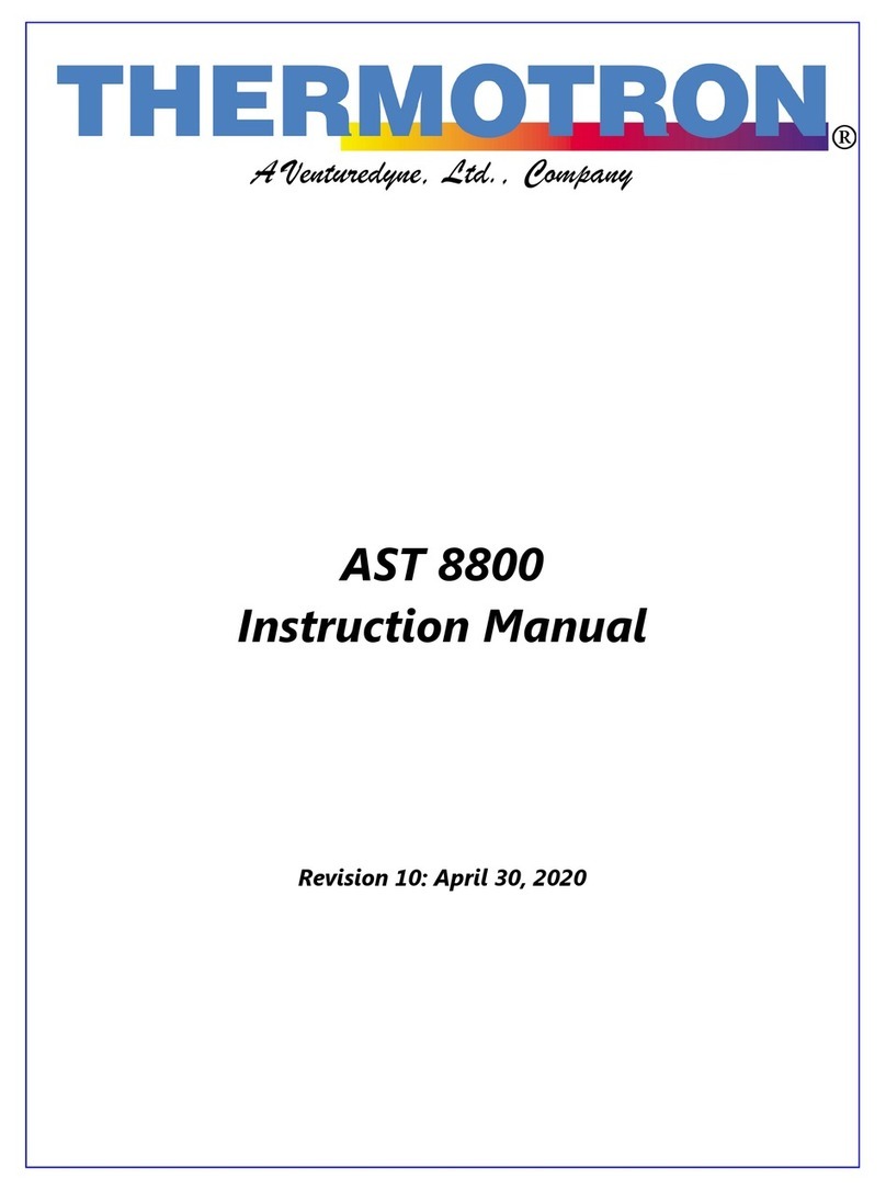 Thermotron AST 8800 User manual