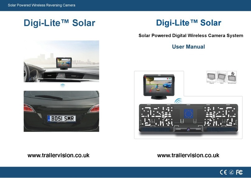 Trailer Vision Digi-Lite Solar A1070 user manual