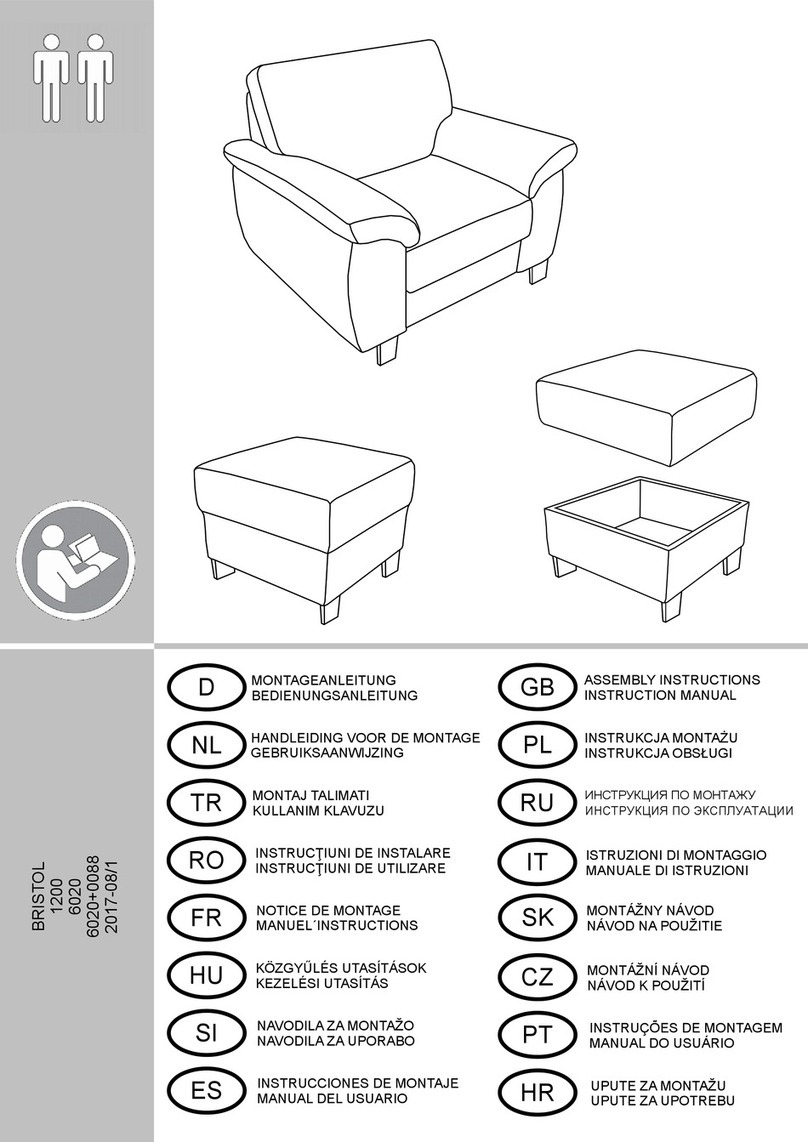 SIT&MORE BRISTOL 1200 Installation guide
