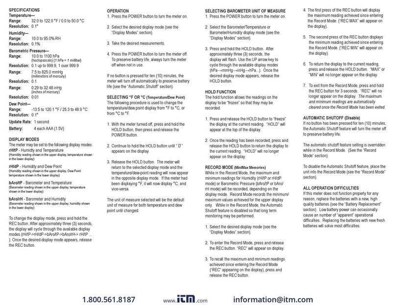 Traceable 4247 User manual