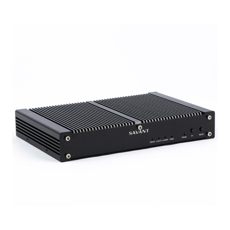 Savant PAV-VOMVP1F series User manual
