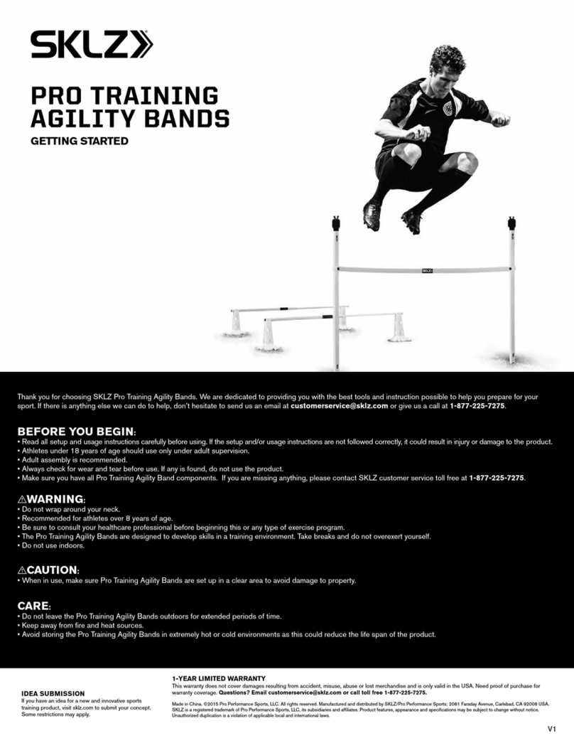 SKLZ PRO TRAINING AGILITY BANDS Getting started