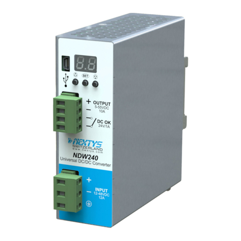 nextys NDW240 Installation and user manual