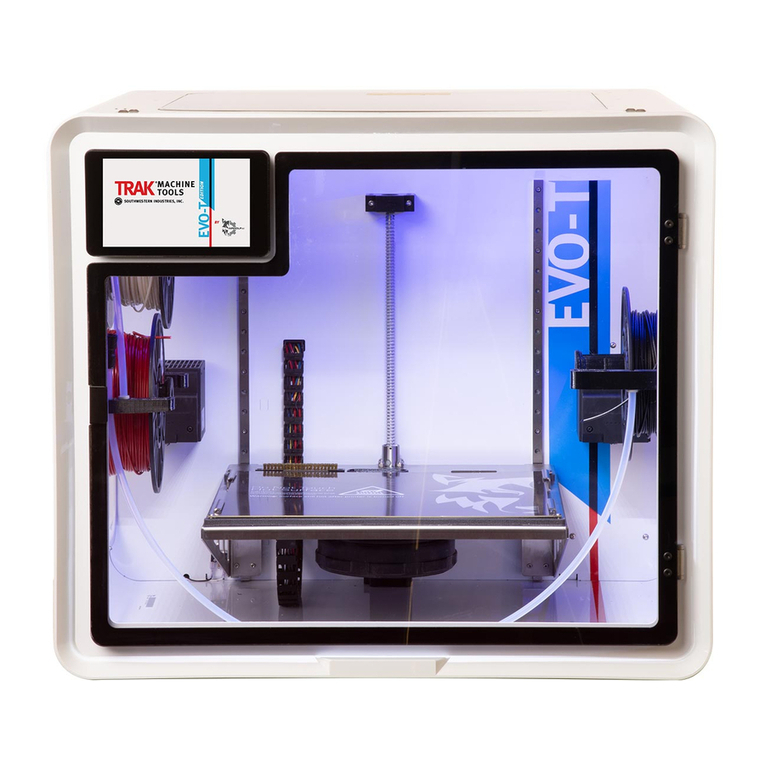 TRAK Airwolf EVO-T Installation, Printing, Maintenance & Troubleshooting Manual