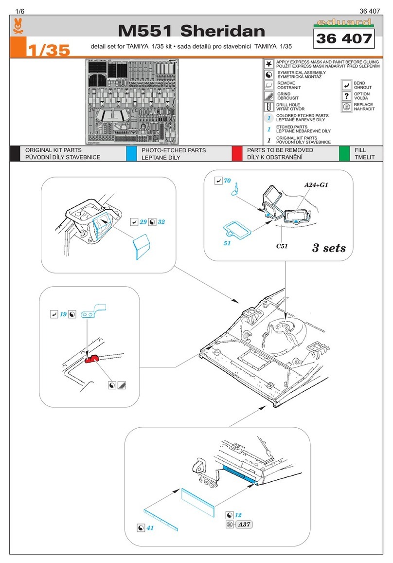 Eduard M551 Sheridan manual
