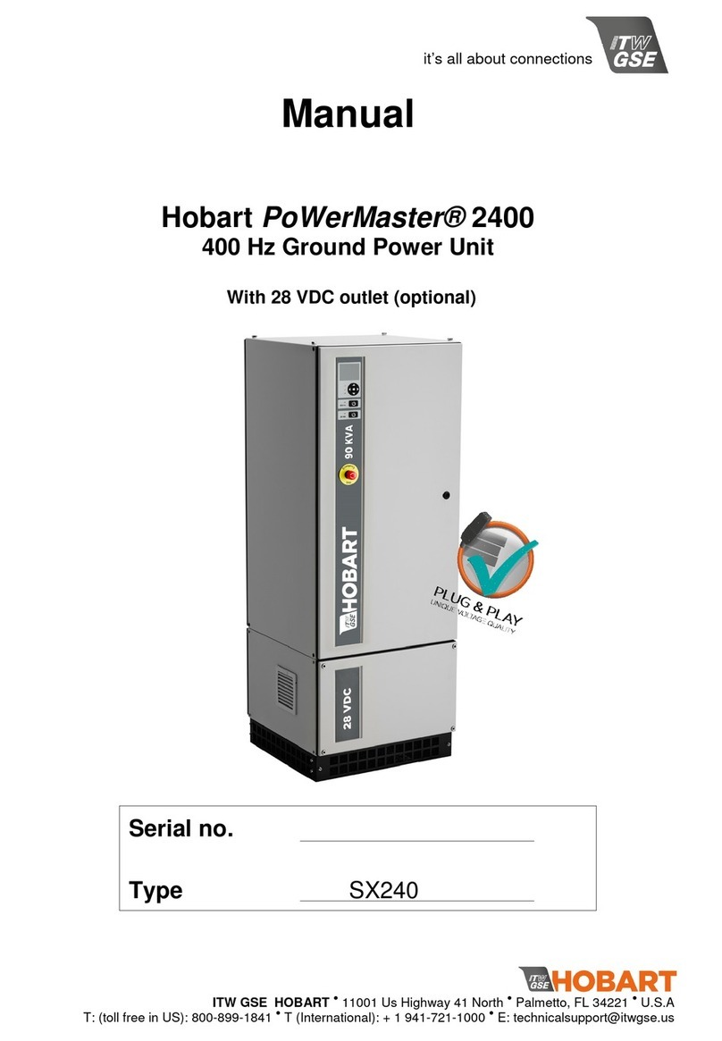 ITW GSE Hobart PoWerMaster 2400 Series manual