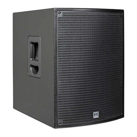 HK Audio SONAR 115 Sub D User manual