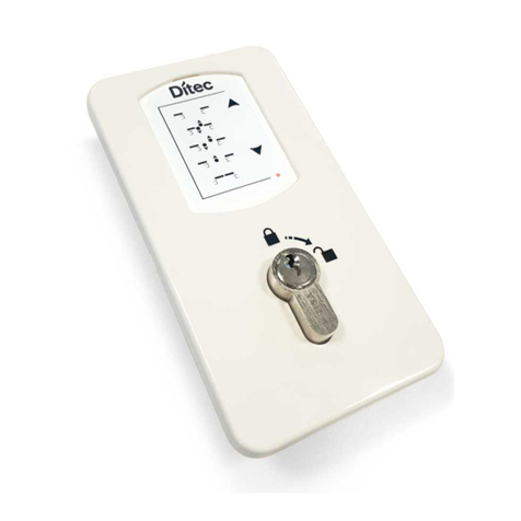 DITEC COM500ER User manual