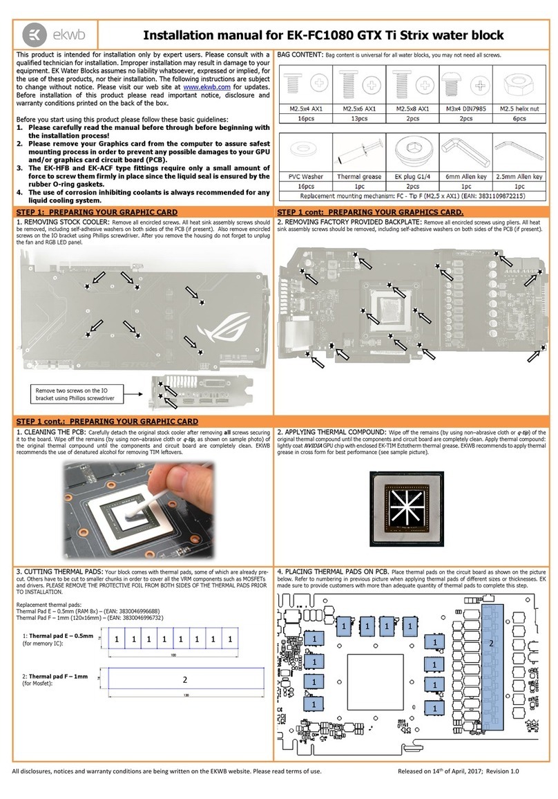 ekwb EK-FC1080 GTX Ti Strix installation manual