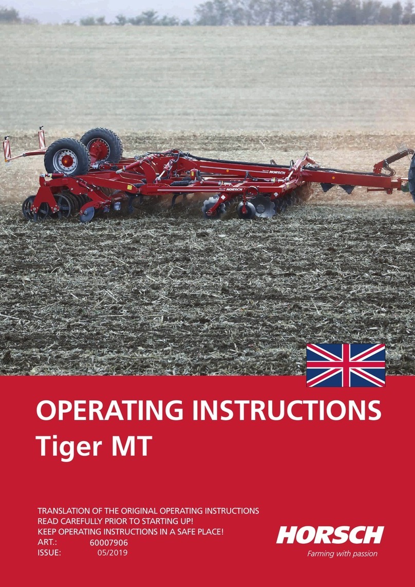 horsch Tiger 3 MT operating instructions
