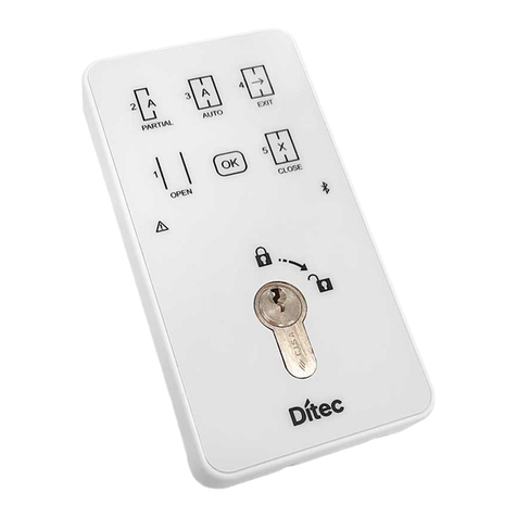 DITEC COM502ES installation manual