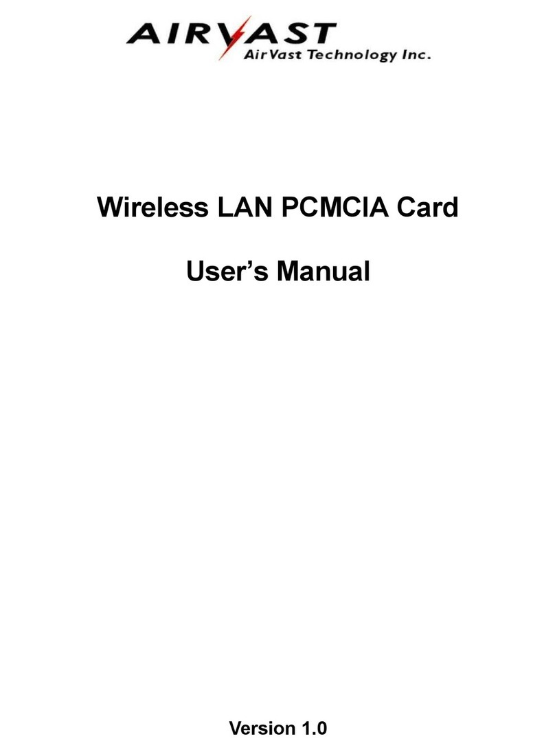 AirVast WN-100 User manual