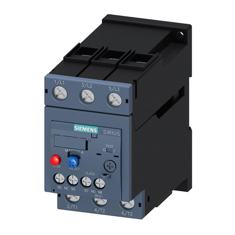 Siemens SIRIUS 3RU2 User manual