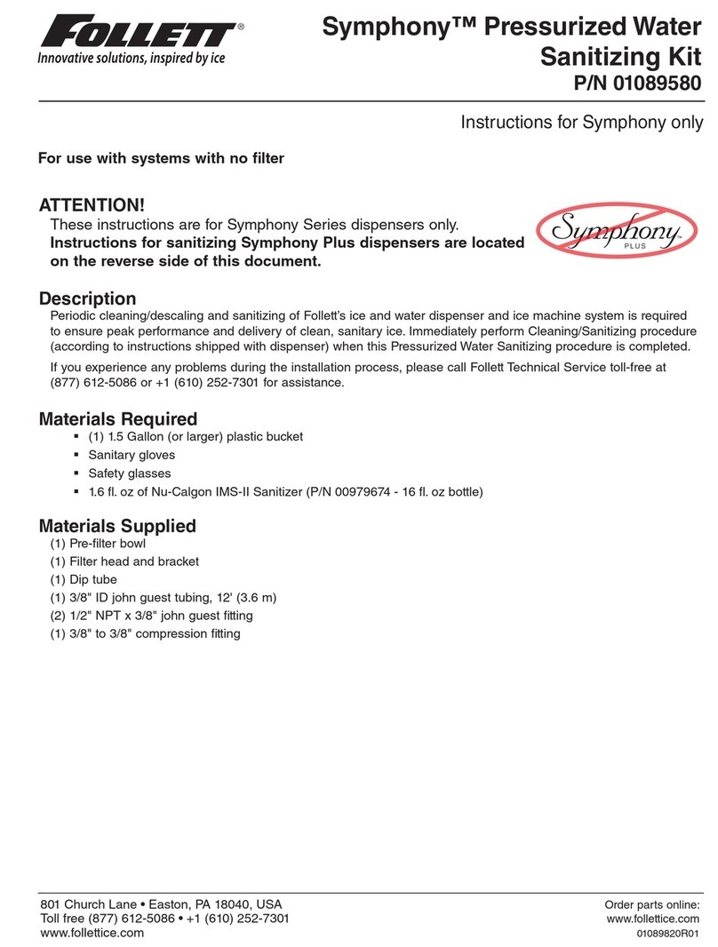 Follett Symphony 01089580 instructions