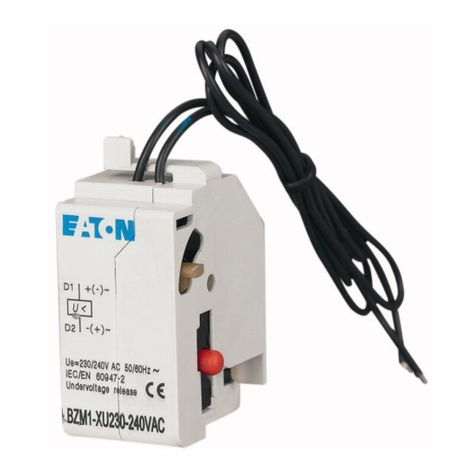 Eaton BZM1-XA User manual Eaton BZM1-XA User manual