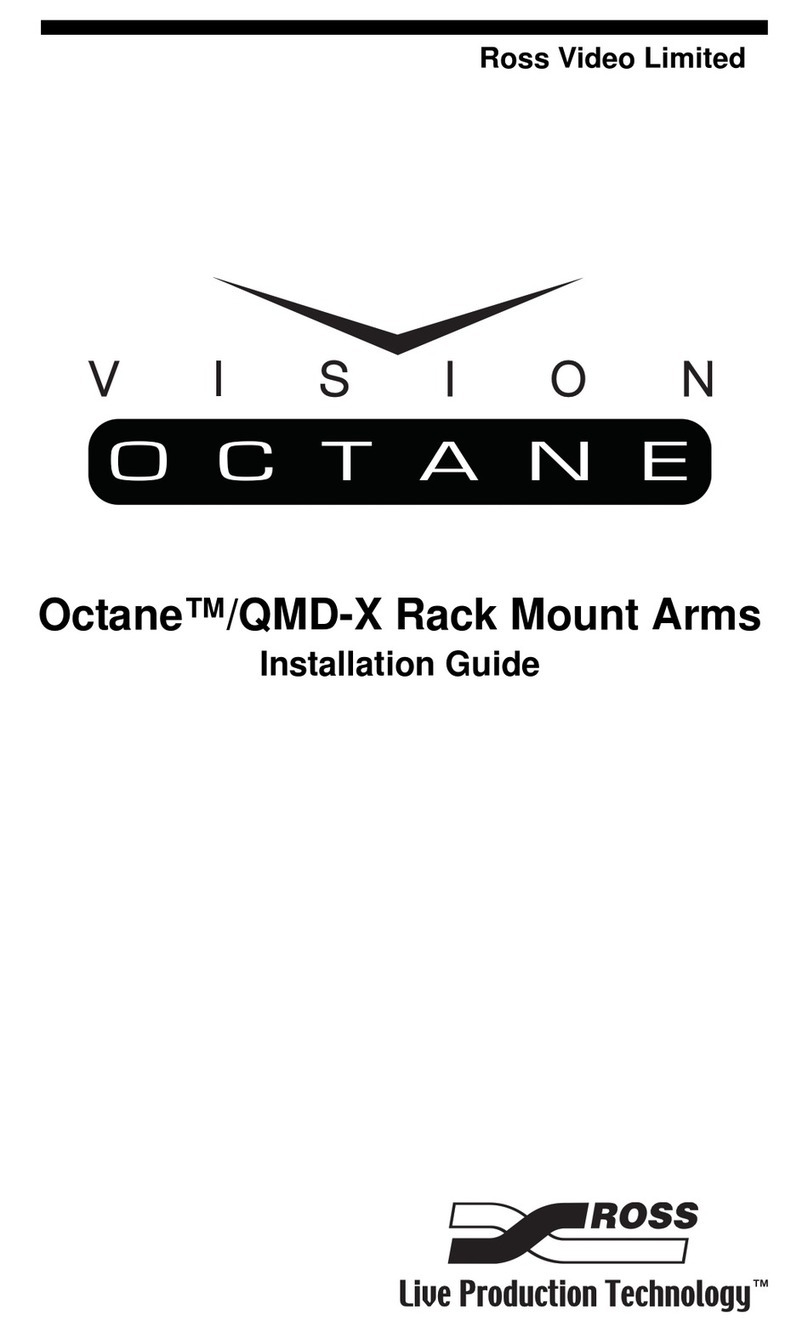 Ross Vision Octane QMD-X User manual