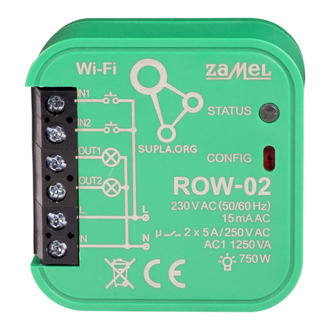 Zamel Wi-Fi supla ROW-02 User manual