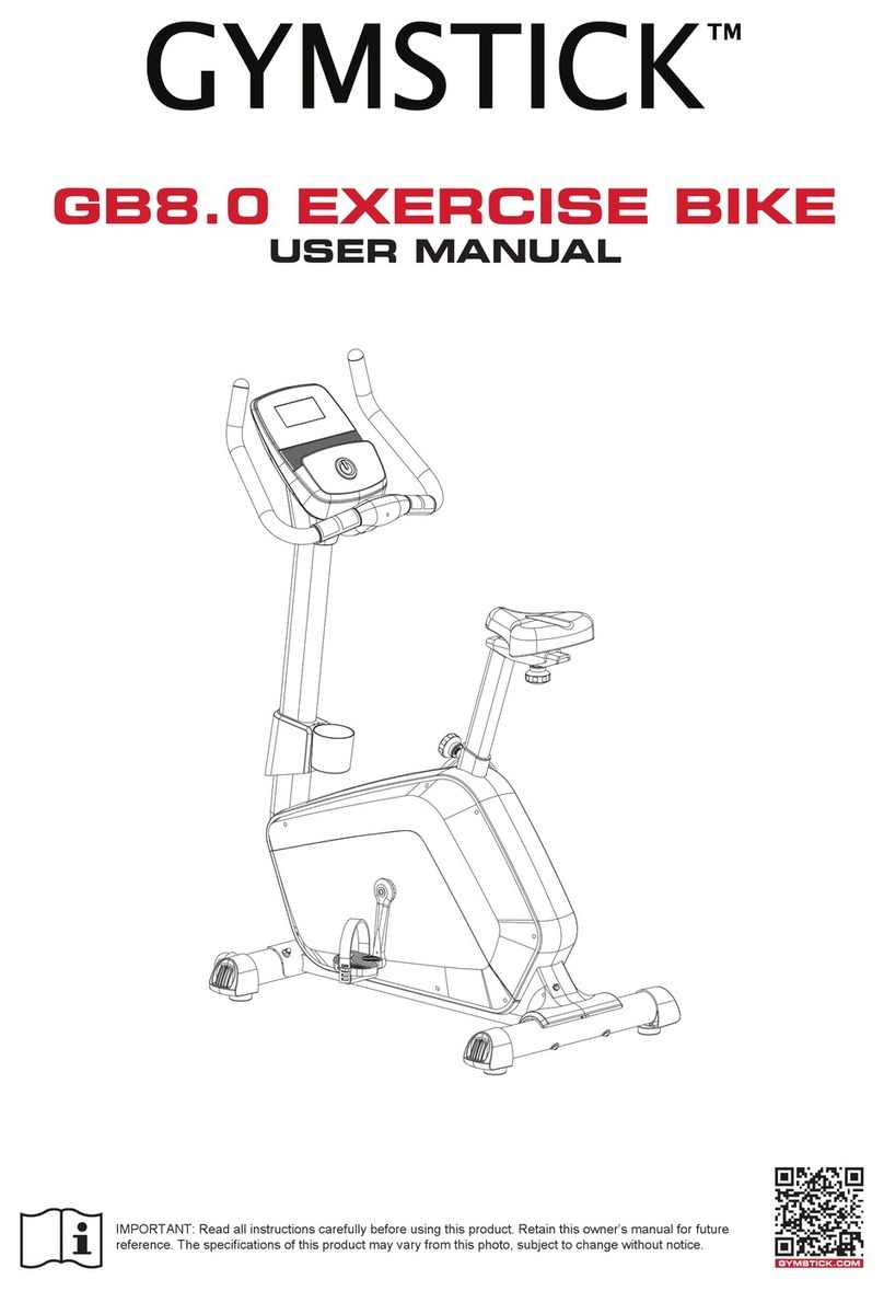 Gymstick GB8.0 User manual