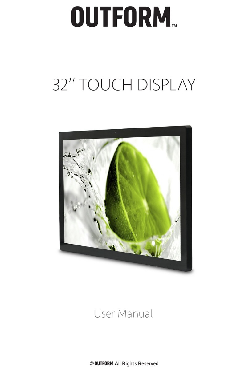 Outform T432S11 User manual