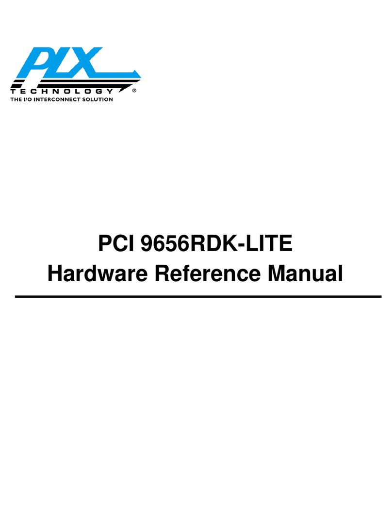 PLX Technology PCI 9656RDK-LITE Hardware reference manual PLX Technology PCI 9656RDK-LITE Hardware reference manual