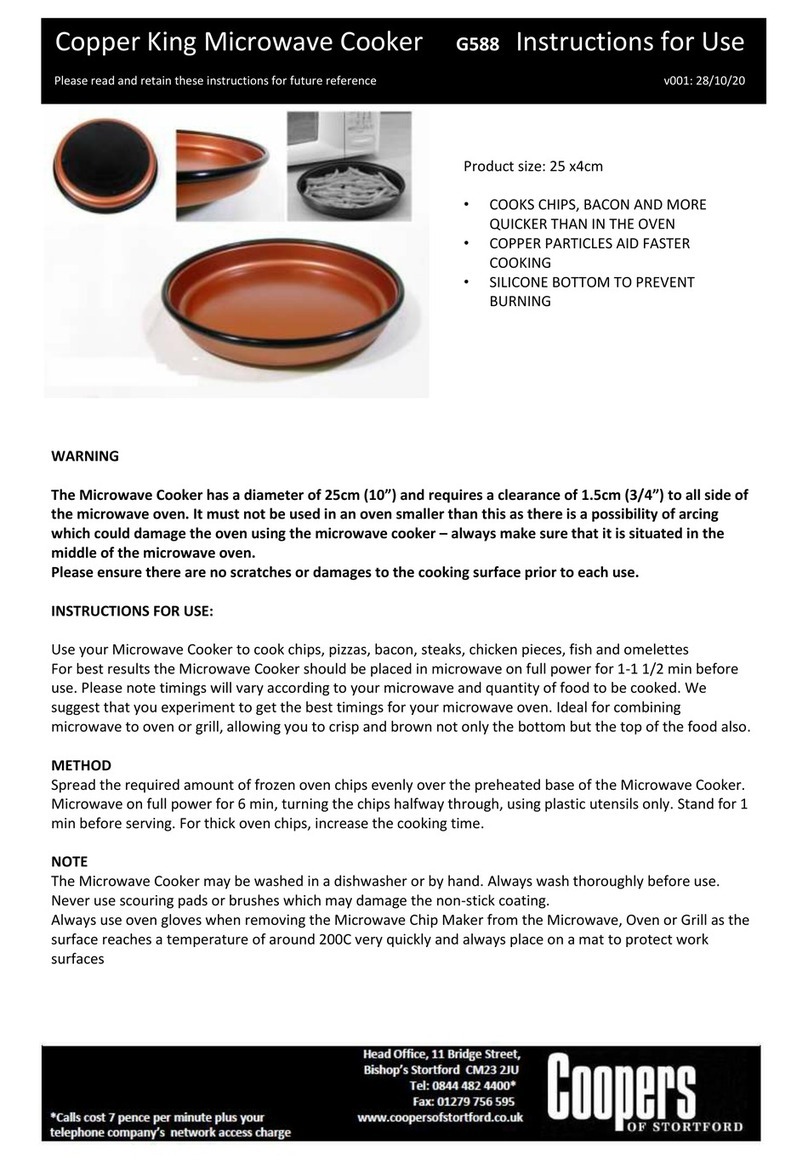 Coopers of Stortford Copper King G588 Instructions for use Coopers of Stortford Copper King G588 Instructions for use