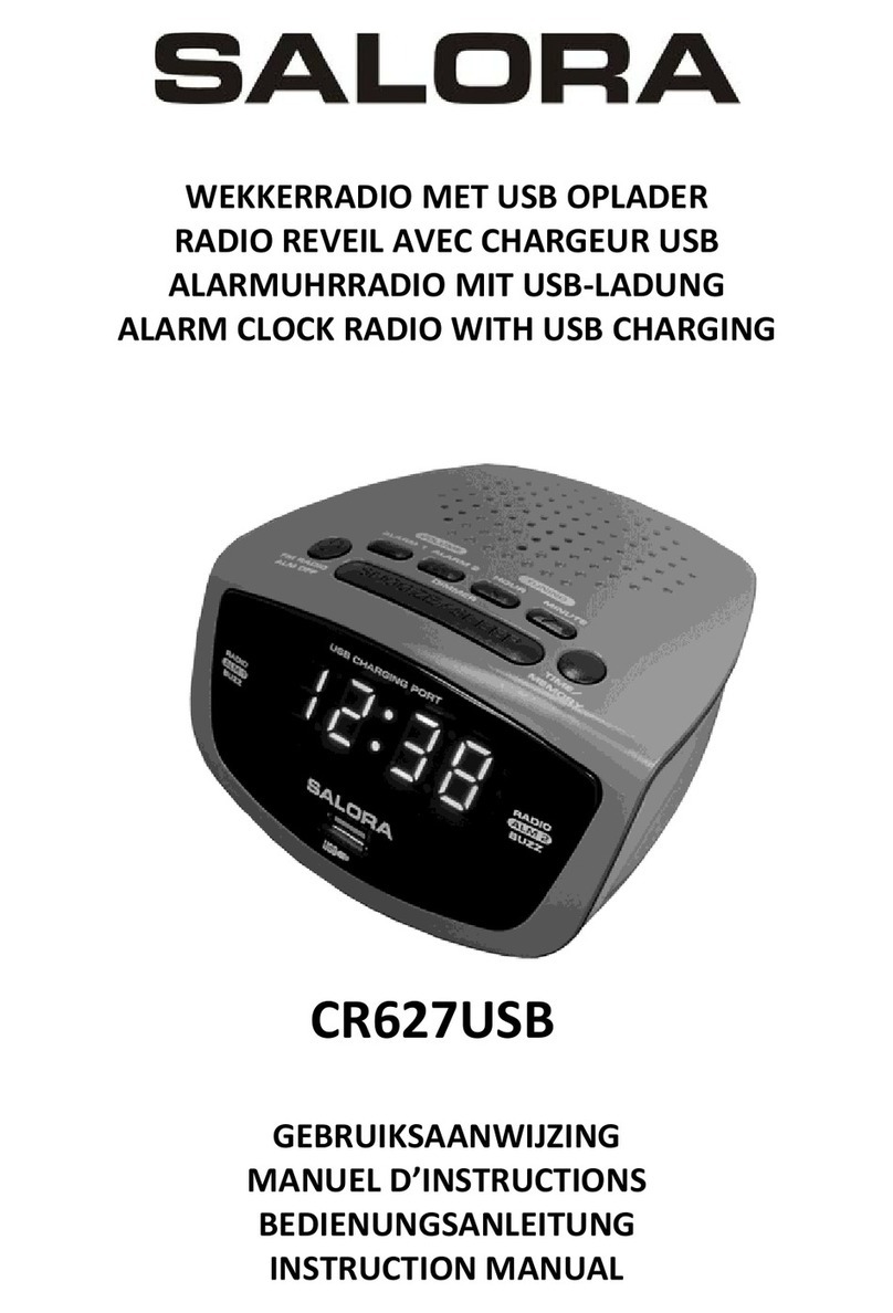 Salora CR627USB instruction manual