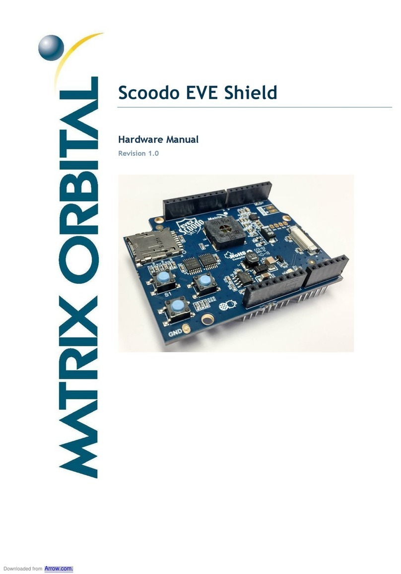 Matrix Orbital Scoodo EVE Shield Hardware manual