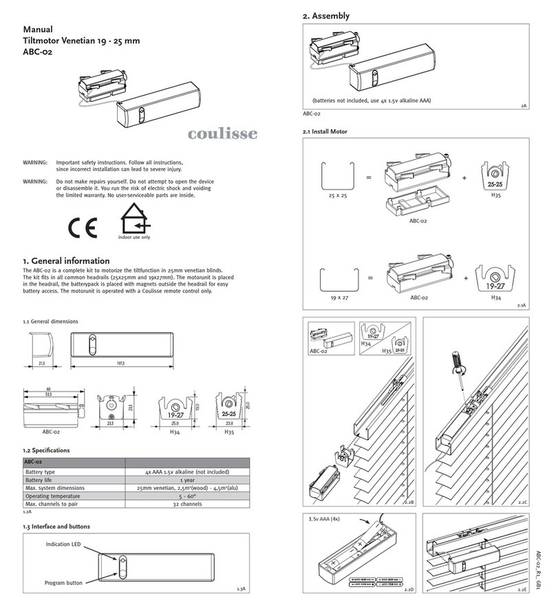 Coulisse ABC-02 manual
