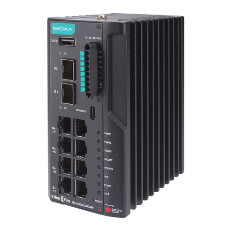 Moxa Technologies EtherFire IEF-G9010-2MGSFP Series Quick installation guide Moxa Technologies EtherFire IEF-G9010-2MGSFP Series Quick installation guide