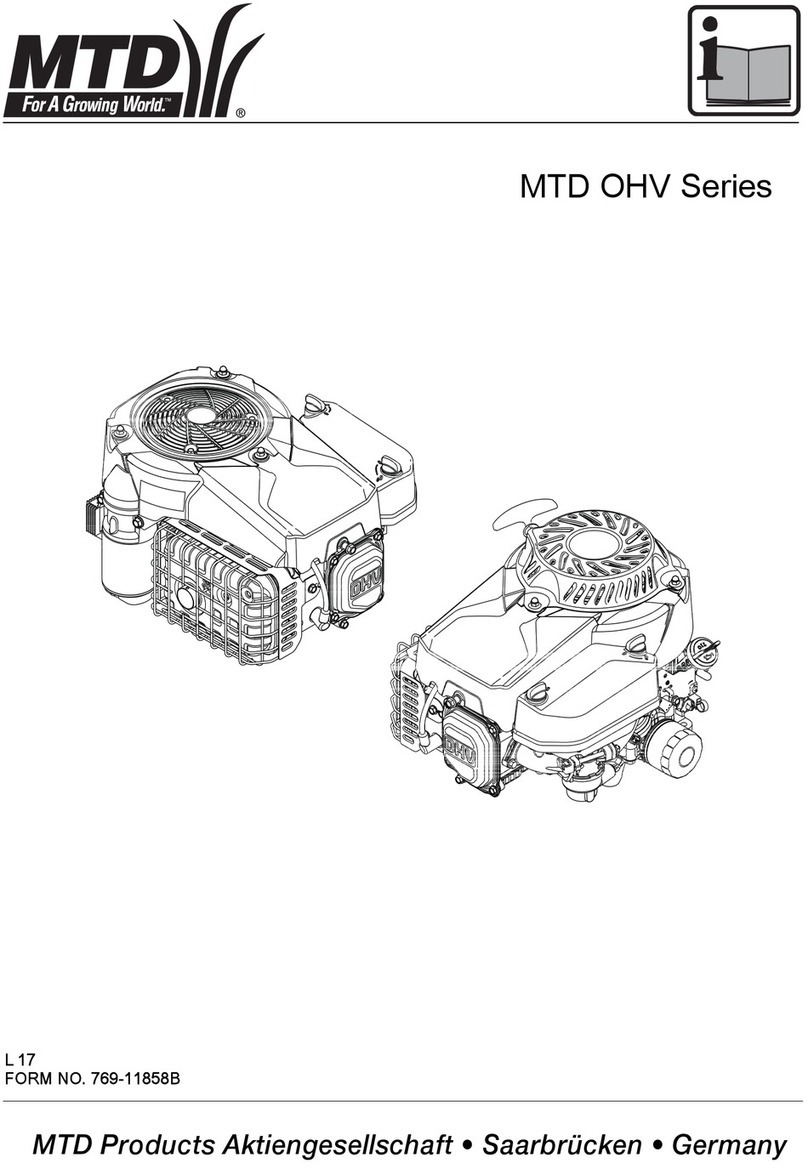 MTD OHV Series User manual