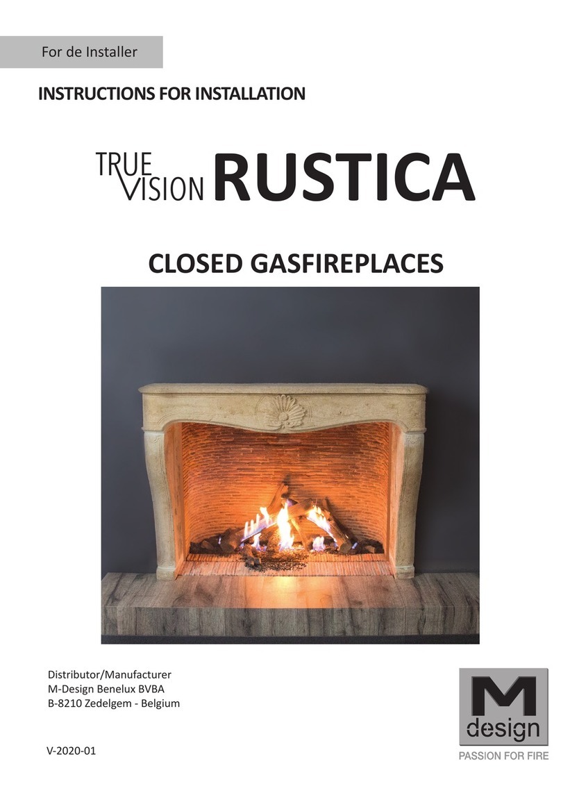 M Design TRUE VISION RUSTICA M Instructions for installation M Design TRUE VISION RUSTICA M Instructions for installation