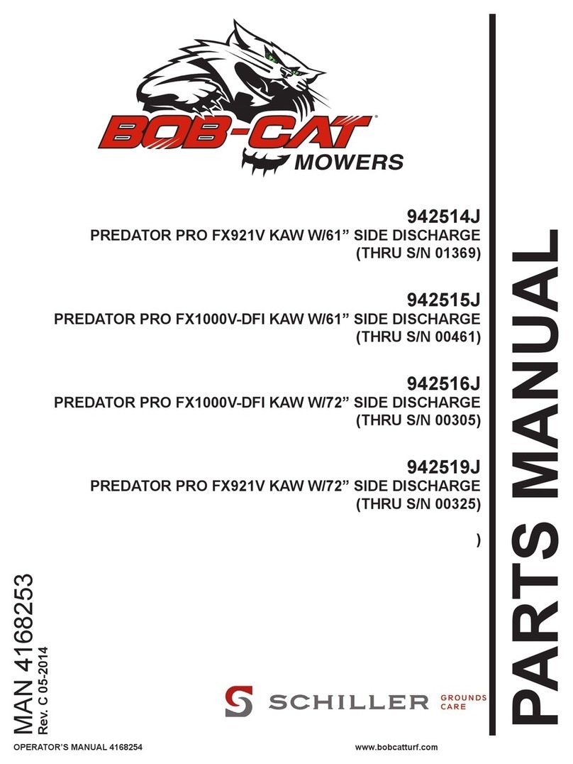BOB-CAT PREDATOR PRO 942514J parts manual