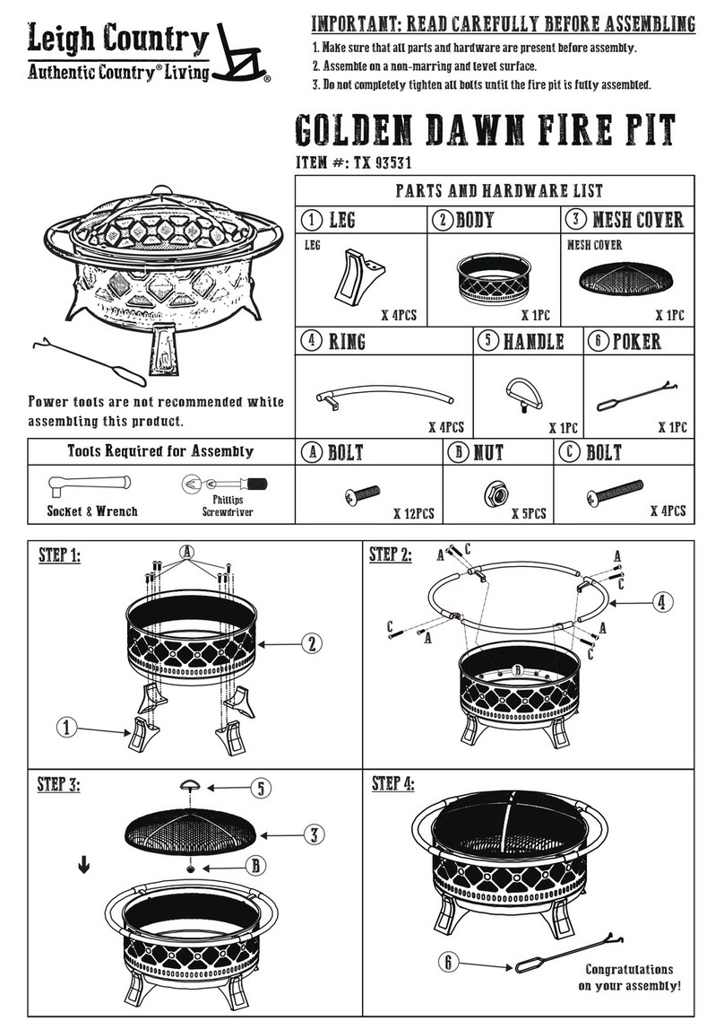 Leigh Country GOLDEN DAWN TX 93531 quick start guide