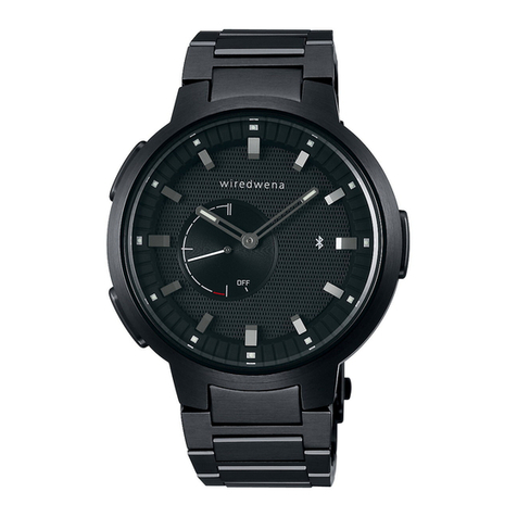 Seiko wiredwena N857 User manual