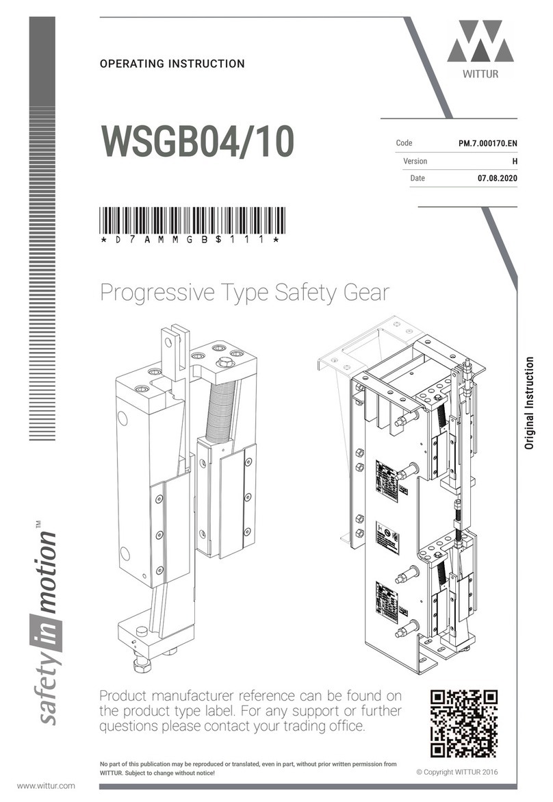 WITTUR WSGB04 Operating	 instruction